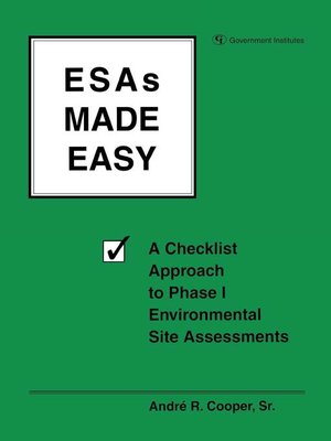 cover image of ESAs Made Easy